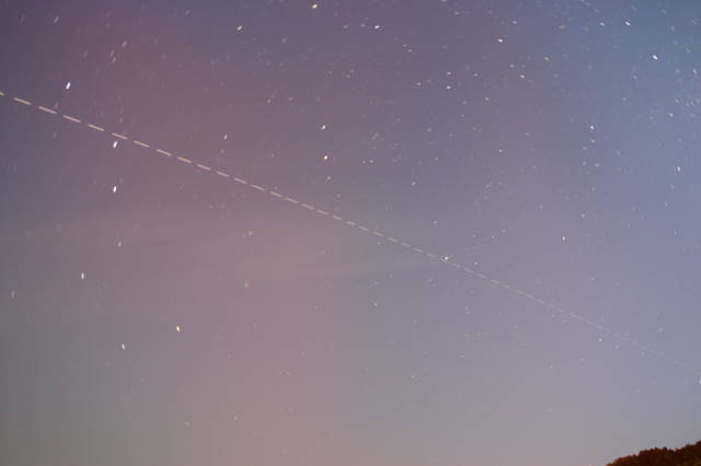 2010年4月8日朝のISS(nakamura)