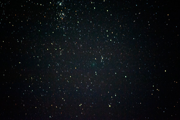 10月9日夜のハートレイ彗星(Nakashima C.)