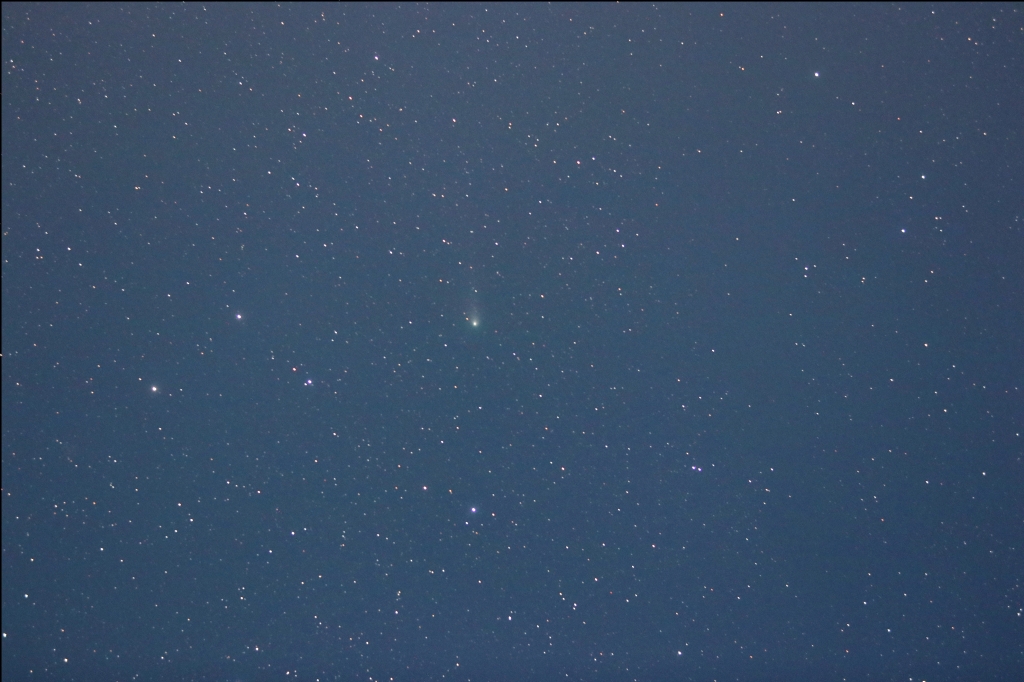 夜明けのジャコビニ・チンナー彗星 鹿児島県天文協会