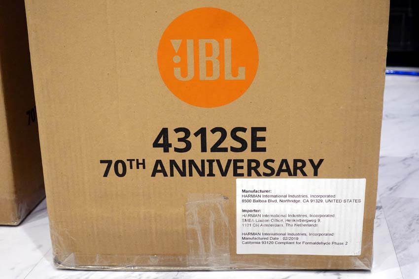 JBL 70周年・限定500セット記念モデル JBL4312SE＜スペシャル