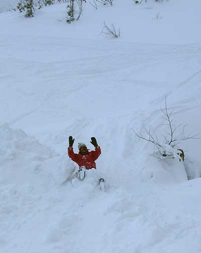 もこもこ雪と