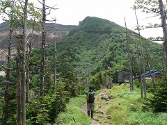 夏沢峠より硫黄岳
