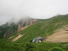 天狗岳と根石山荘