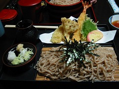 海老天ざるそば