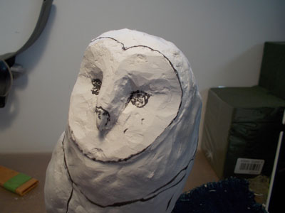 バードカービング No.9メンフクロウ | Hihajiのモノづくりざんまい