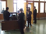 来場者は全員セキュリティチェック