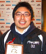 3位決定戦で意地のゴールをゲットしたポイントゲッターの上原大祐選手