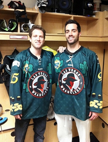 Ash Goldie(L) and Mike Madil