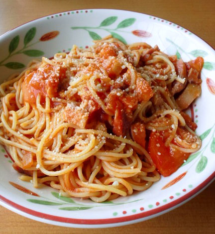 サイゼリアのパスタ