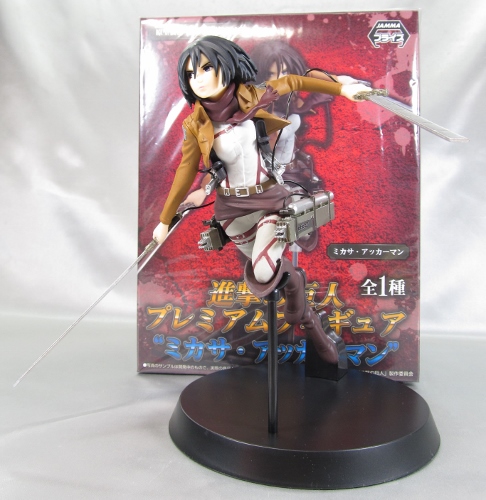 楽天市場】【中古】進撃の巨人 プレミアムフィギュア ミカサ