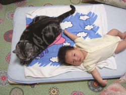 虎之介さんよりも大きくなりました。