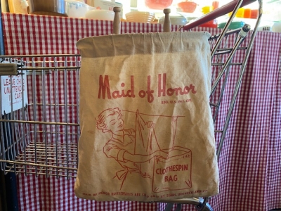 ビンテージ CLOTHESPIN BAG 洗濯バサミ セット U.S.A. STATE