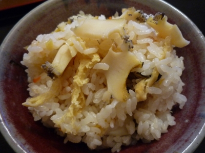 あわび炊き込みご飯