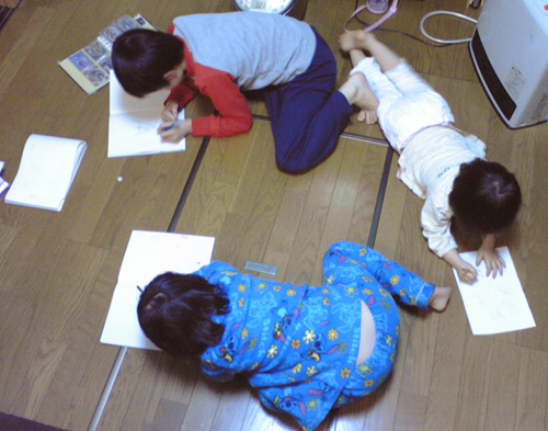 夜の絵描きタイム!