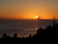 夕日