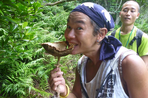 登山中