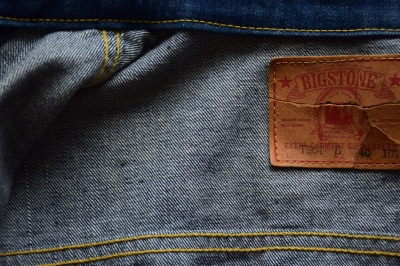 BIGSTONE ビッグストーン デニムジャケット　3rdモデル　40㌅ 60s-70s USA製 BIGSTONE 3rd TYPE DENIM TRUCKER JACKET OLD
