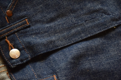 50's Wrangler 11MWZ 刺繍縦ベル - デッドストック | Gradation Blue