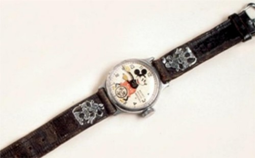 1933年にインガーソル社が製造したディズニー初の腕時計