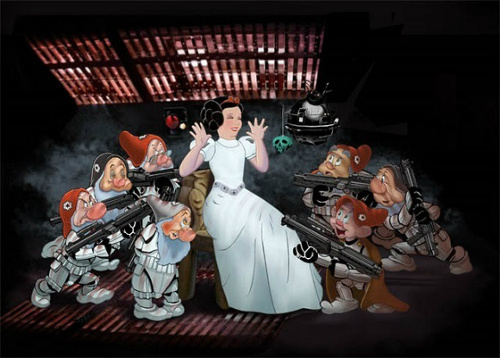 ディズニーの噂・裏技・裏話_ディズニーとスター・ウォーズのコラボアート