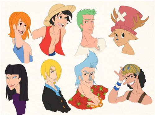 ディズニー風に描かれたワンピースのキャラクターが話題に ディズニー裏話 雑学 トリビアが2 000話以上 ディズニーブログ じゃみログ