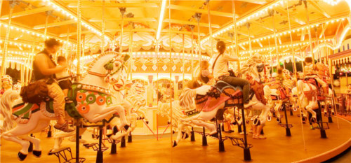 ディズニー　テーマパーク 　プレイセット　シンデレラ　ゴールデンカルーセル シンデレラのゴールデンカルーセル」が「キャッスルカルーセル