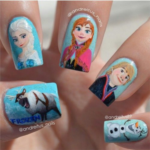 ディズニーの噂・裏技・裏話_「アナと雪の女王」のネイルアートがすごすぎる