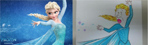 アナと雪の女王 と サザエさん がコラボしたイラストが話題に ディズニー裏話 雑学 トリビアが2 000話以上 ディズニーブログ じゃみログ