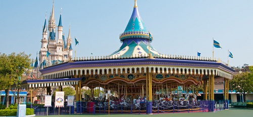 ディズニーの噂・裏技・裏話_キャッスルカルーセルの木馬は外側と内側で大きさが違う