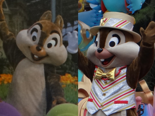 今と昔(1980年代)のディズニーキャラクターを比較!(ドナルド、デイジー、グーフィー、チップ、デール)