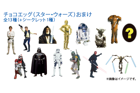 ディズニー雑学・トリビア・裏話_「スター・ウォーズ」のチョコエッグが新発売