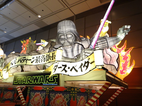 日テレタワーのスター・ウォーズ展示会_ねぶた