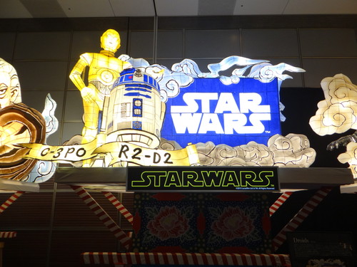 日テレタワーのスター・ウォーズ展示会_ねぶた
