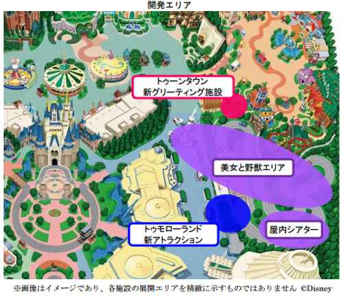 ディズニーランドのファンタジーランド再開発