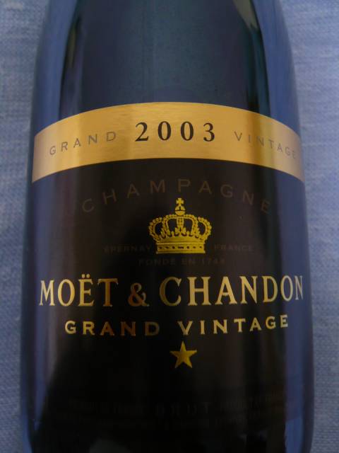 モエ・エ・シャンドン・グラン・ヴィンテージ2003を飲む | ふわふわNetwork-SHARKさめのひとりごと