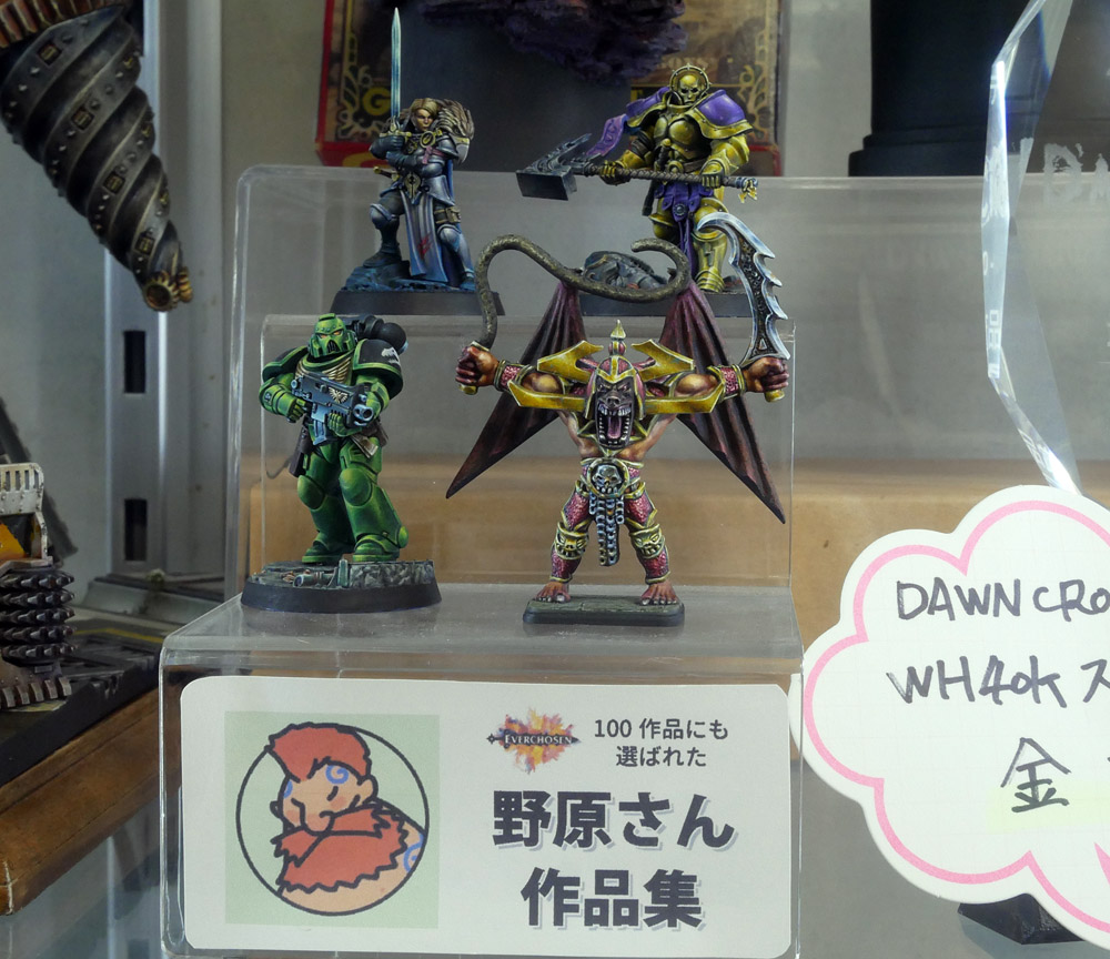 ウォーハンマー　WARMACHINE 塗装済み メタル製　ケース付き　ミニチュア ウォーキャスター ネオメカニカ マーチャーワールド コマンド