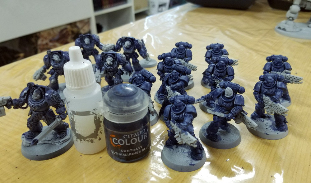 ウォーハンマー40,000のリヴァイアサンBOXのスペースマリーンを