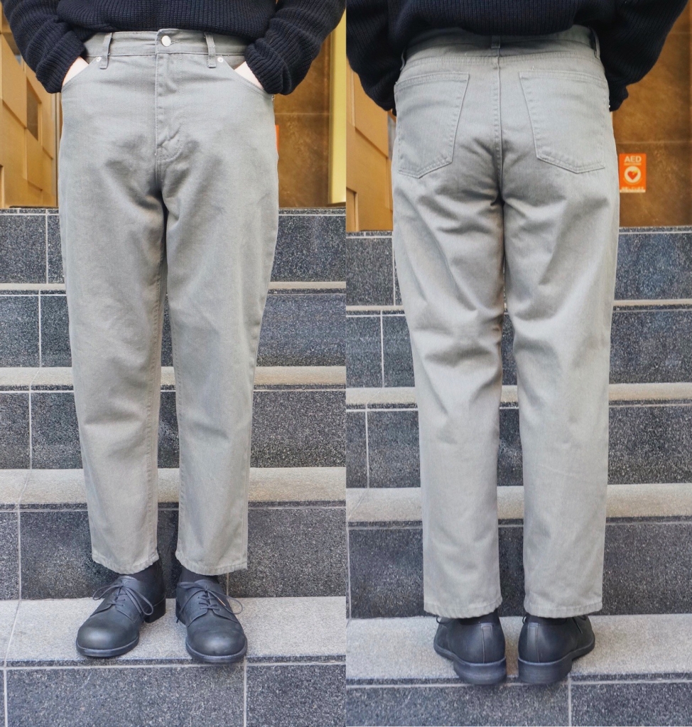 タイムイズオン time is onブルーグレーコーデュロイ パンツ 2024福袋】 time タイムイズオン is パンツ onブルーグレー
