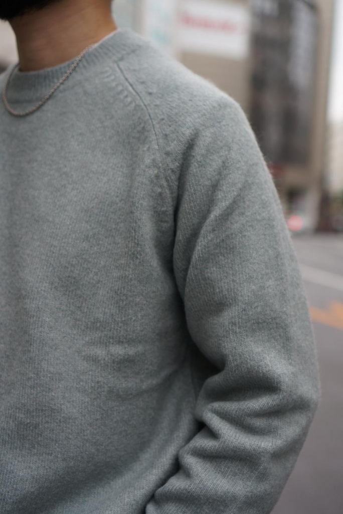 Cashmere mixed raglan crew | Time is on Blog