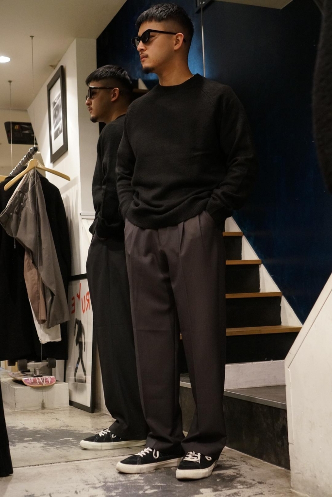 【美品】タイムイズオン Cashmere mixed raglan crew Cashmere mixed raglan crew | Time is on Blog