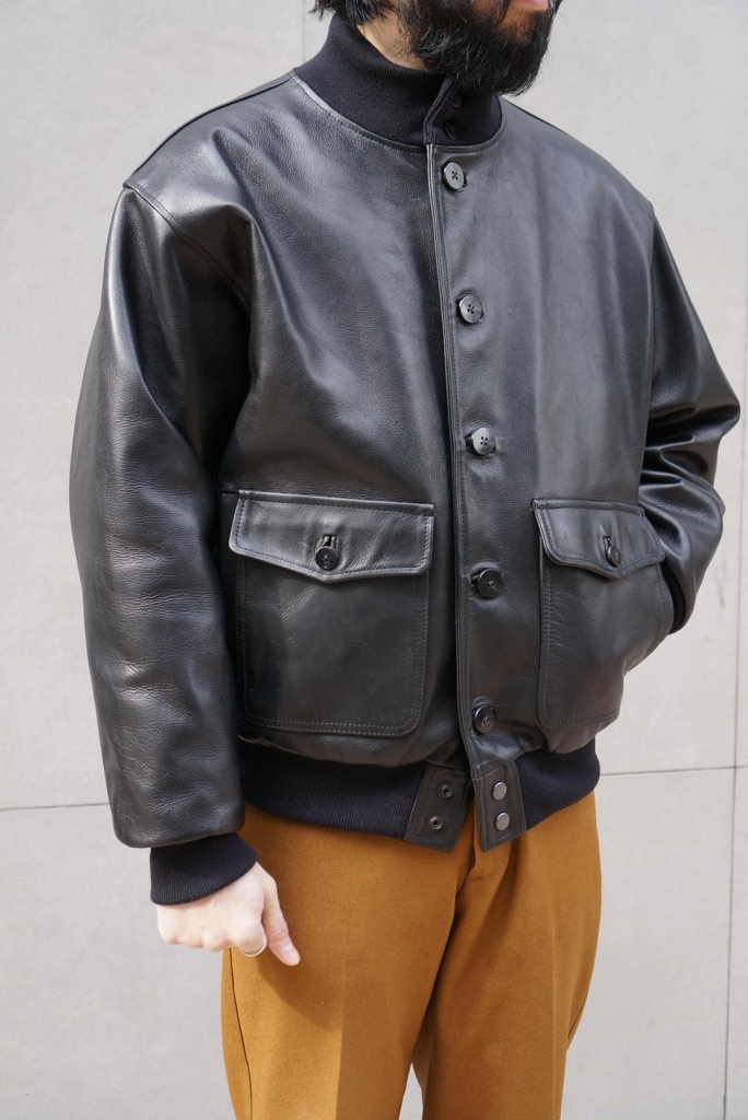 A-1 【FLIGHT LEATHER JACKET】 | Time is on Blog