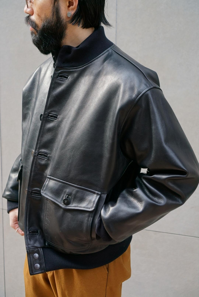 A-1 【FLIGHT LEATHER JACKET】 | Time is on Blog