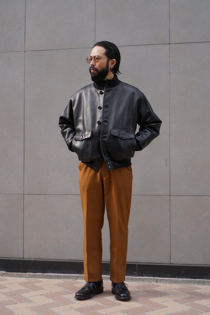 A-1 【FLIGHT LEATHER JACKET】 | Time is on Blog