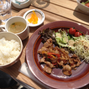ランチしょうが焼き