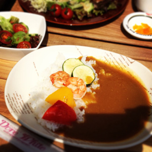 ランチ海老カレー
