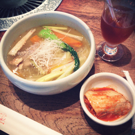 ぴょんぴょんしゃの温麺