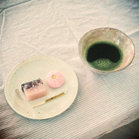 まんじゅうとお抹茶♡
