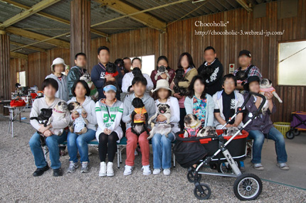 仲良しパグオフ会