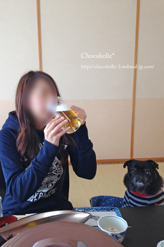 まずはビールで♪