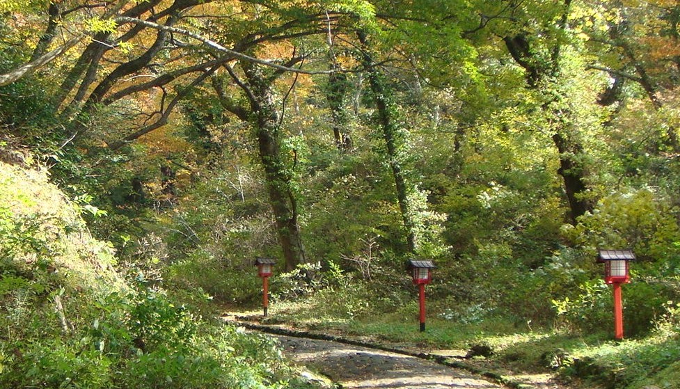 大神山神社への石畳